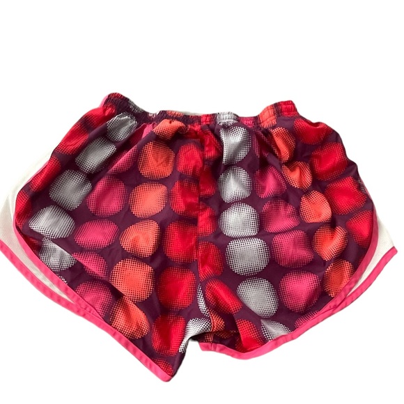 Nike Women’s Dri-Fit Multi-colored Running Shorts With Lining Size Medium - Picture 2 of 9